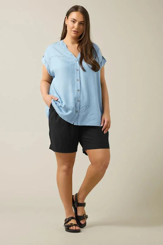 Chartreuse Premium Linen Shorts