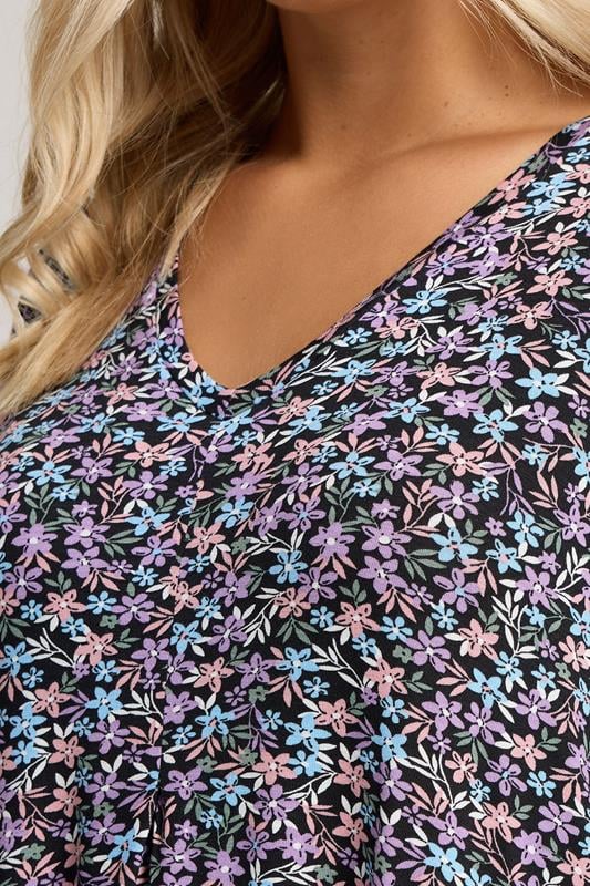 Paisley Print Pleat Front Top