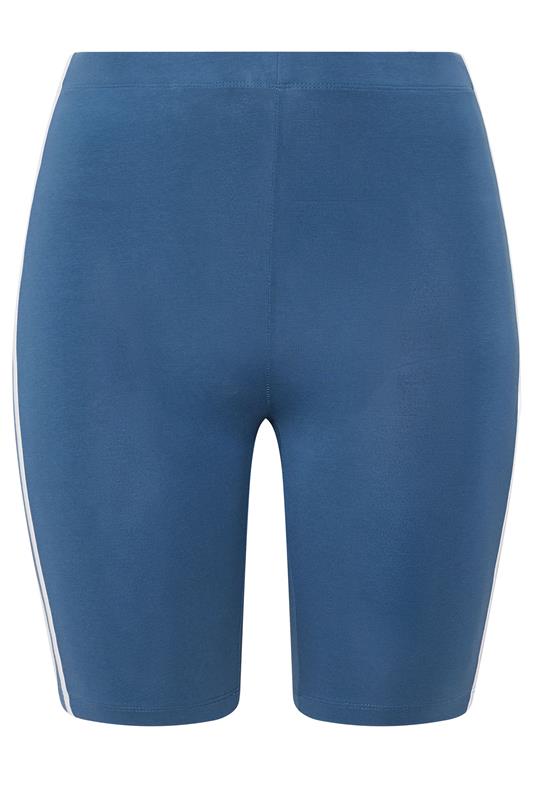 Blue Side Stripe Shorts