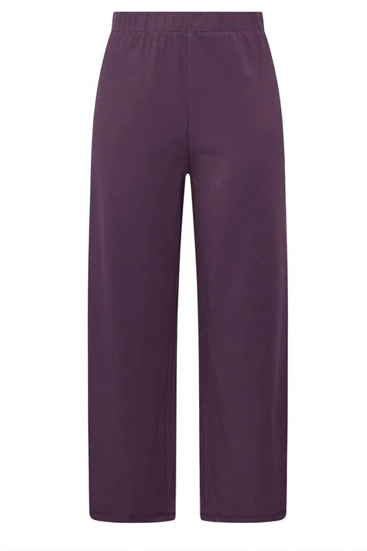 Purple Wide Leg Leggings