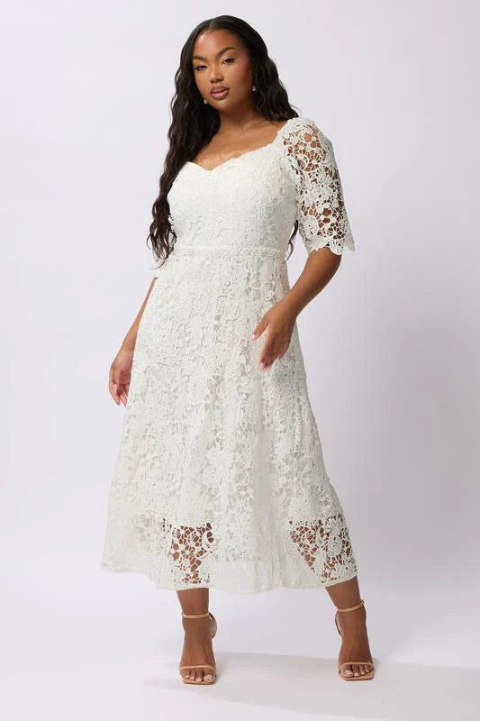 Premium Crochet Lace Dress