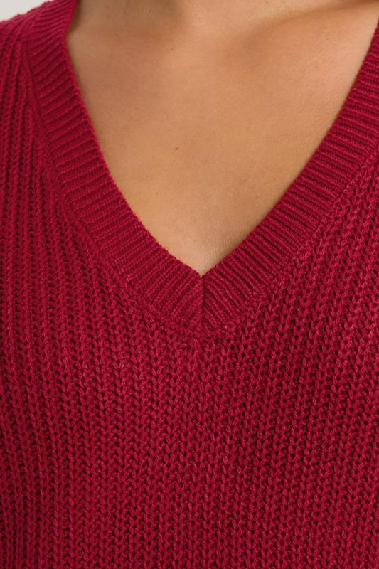 V-Neck Knitted Jumper