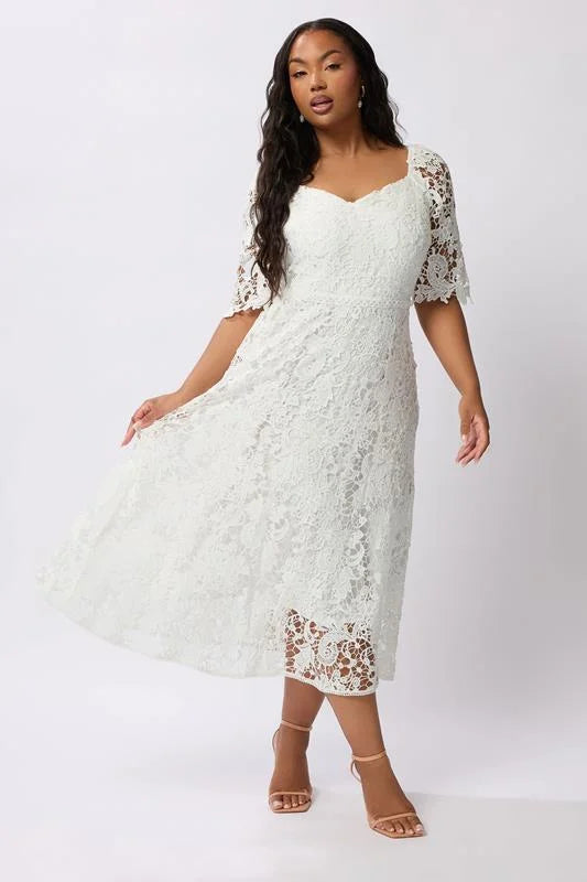 Premium Crochet Lace Dress