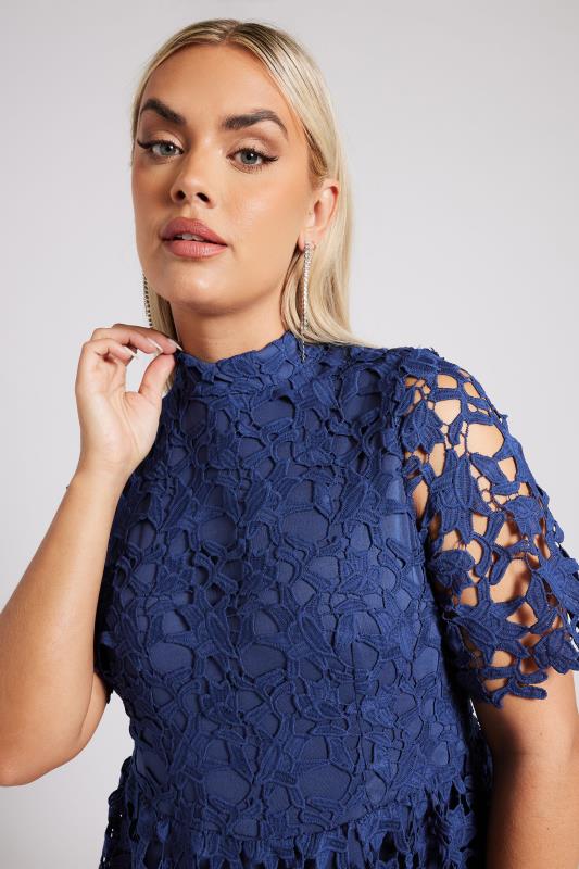 Crochet Lace Midi Dress