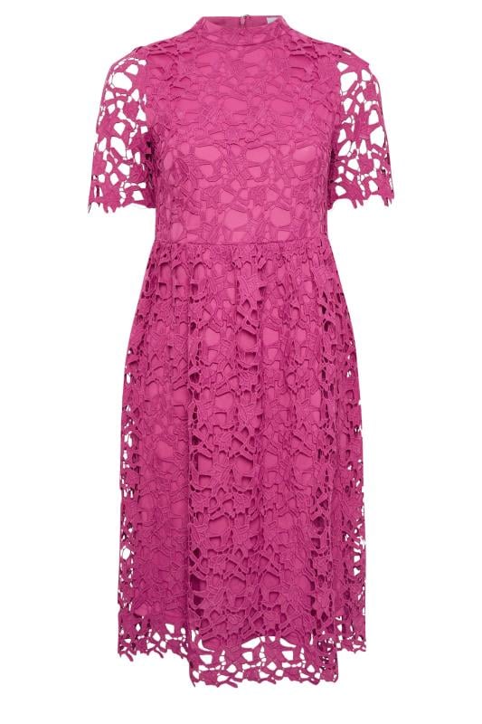 Crochet Lace Midi Dress