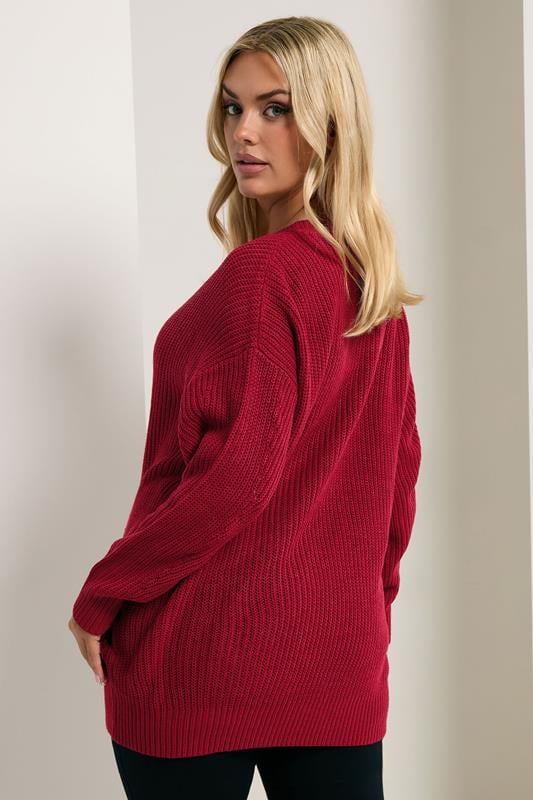 V-Neck Knitted Jumper