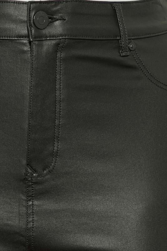 Black Coated Skinny Stretch AVA Jeans