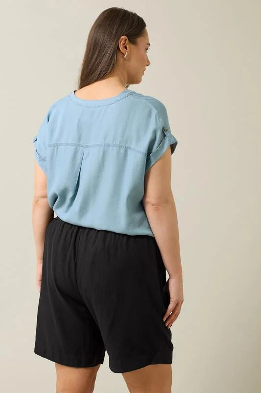 Chartreuse Premium Linen Shorts