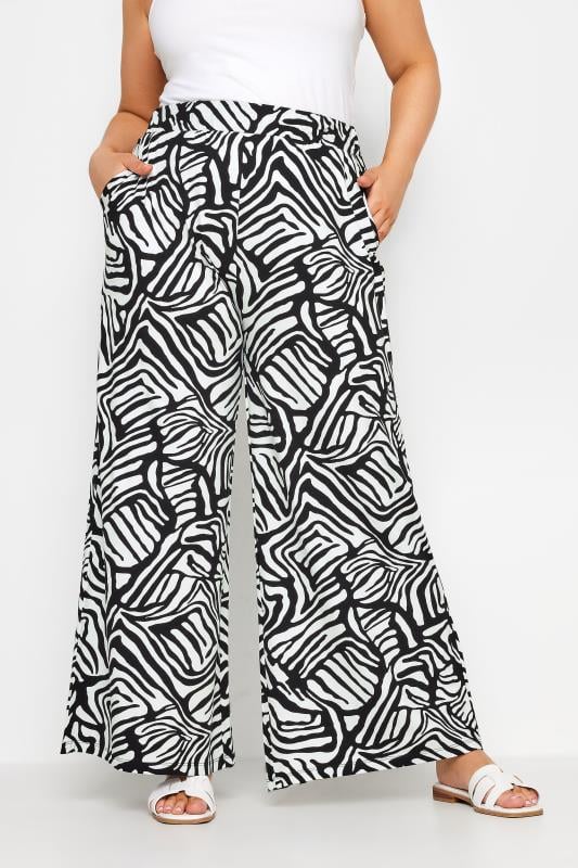 Paisley Print Wide Leg Trouser