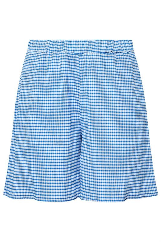 Gingham Textured Shorts