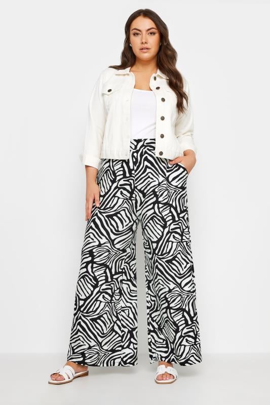 Paisley Print Wide Leg Trouser