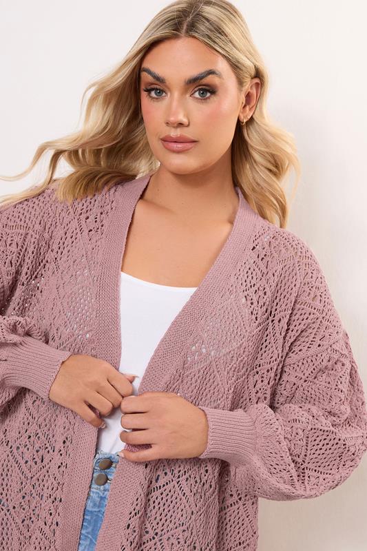 Balloon Sleeve Knitted Cardigan