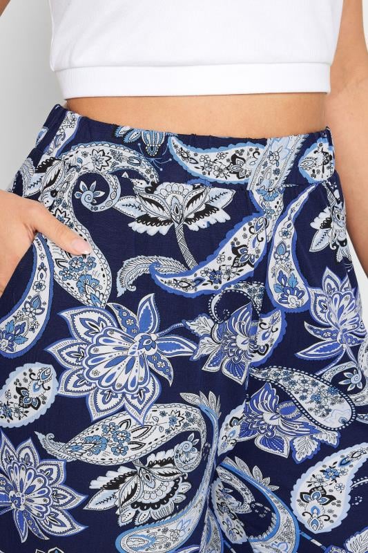 Paisley Print Wide Leg Trouser