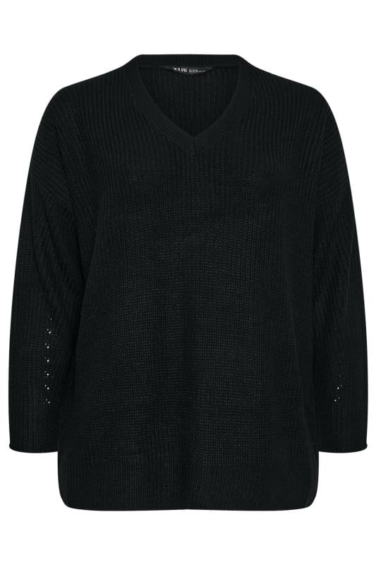 V-Neck Knitted Jumper