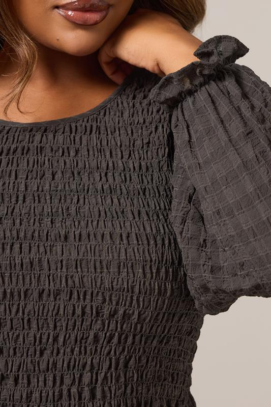 Brown Textured Tiered Maxi Dress