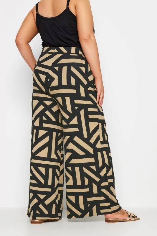 Paisley Print Wide Leg Trouser